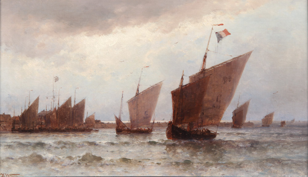 WEBER, Theodore 'VELEROS EN LA COSTA' WEBER, Theodore 'VELEROS EN LA COSTA'