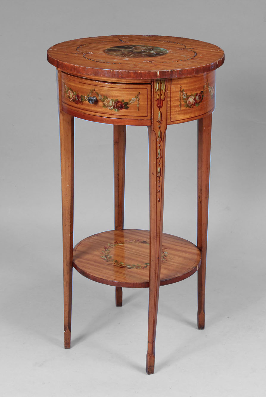  ANTIGUA MESA CIRCULAR INGLESA ESTILO ADAM. 