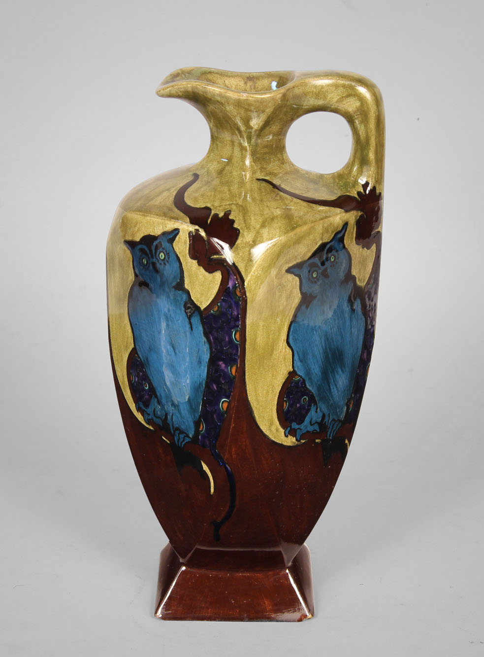  INTERESANTE JARRA DE CERAMICA HOLANDESA ROZENBURG DEN HAAG.