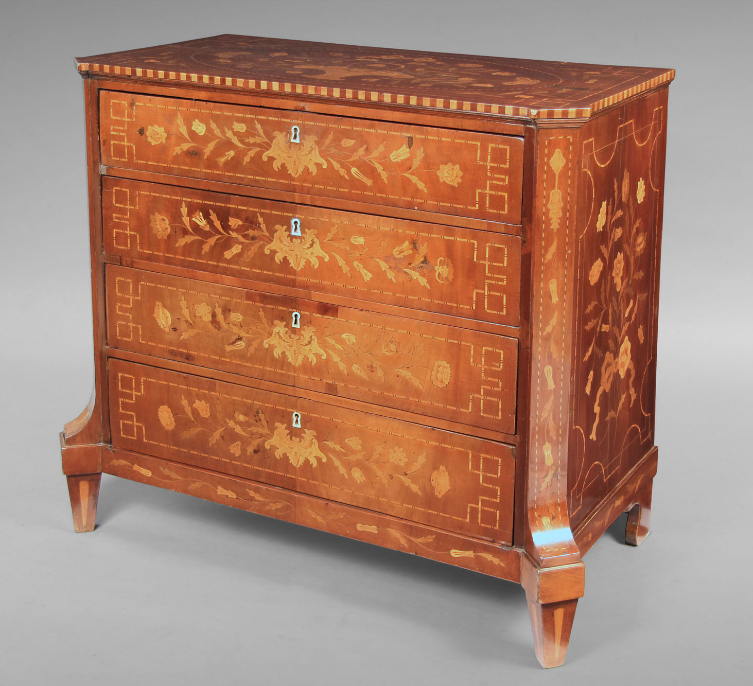  ANTIGUA COMODA ITALIANA SIGLO XIX. 