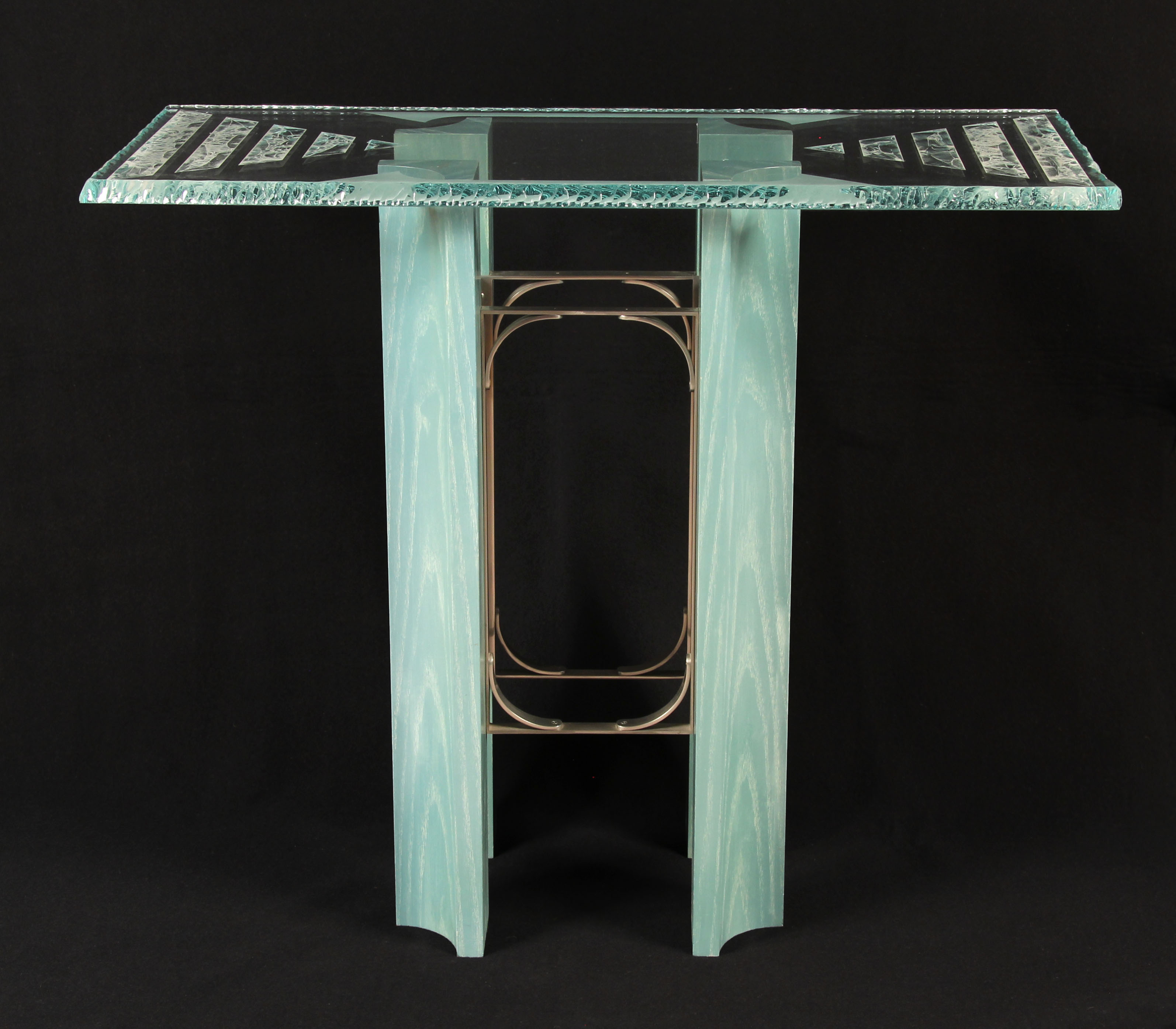 PEQUEÑA CONSOLA RECTANGULAR DE DISEÑO MODERNO. PEQUEÑA CONSOLA RECTANGULAR DE DISEÑO MODERNO.