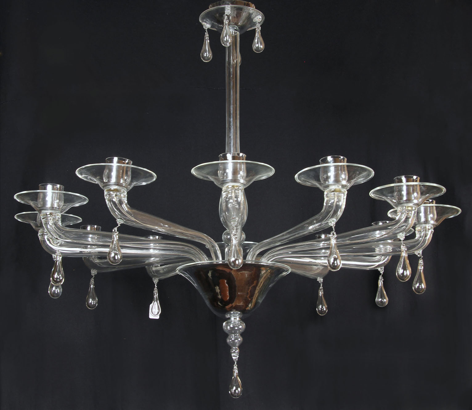  ARAÑA DE LA MANUFACTURA VENECIANA DE MURANO. 