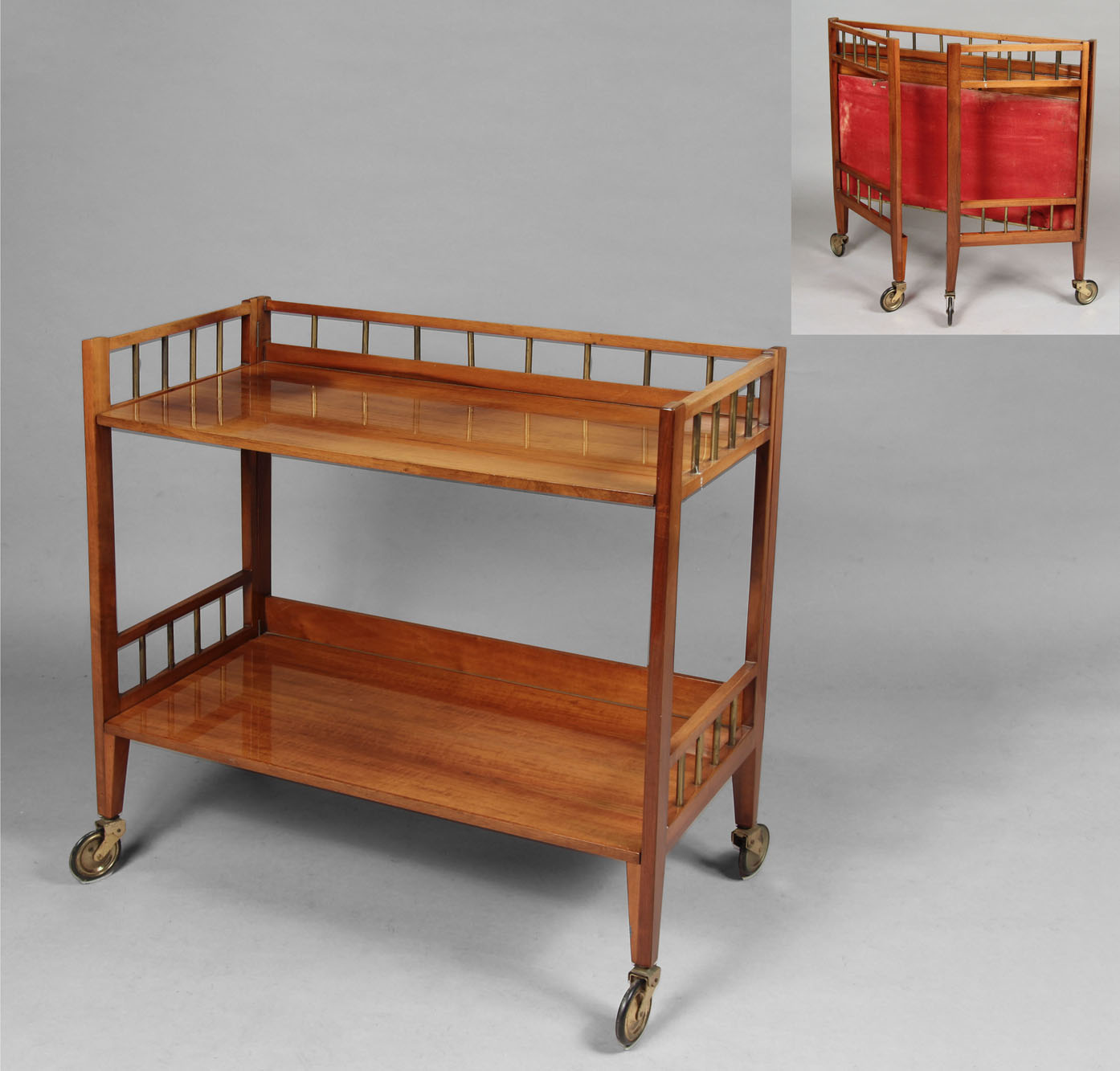  CURIOSA MESA CARRITO INGLESA TOTALMENTE PLEGABLE.