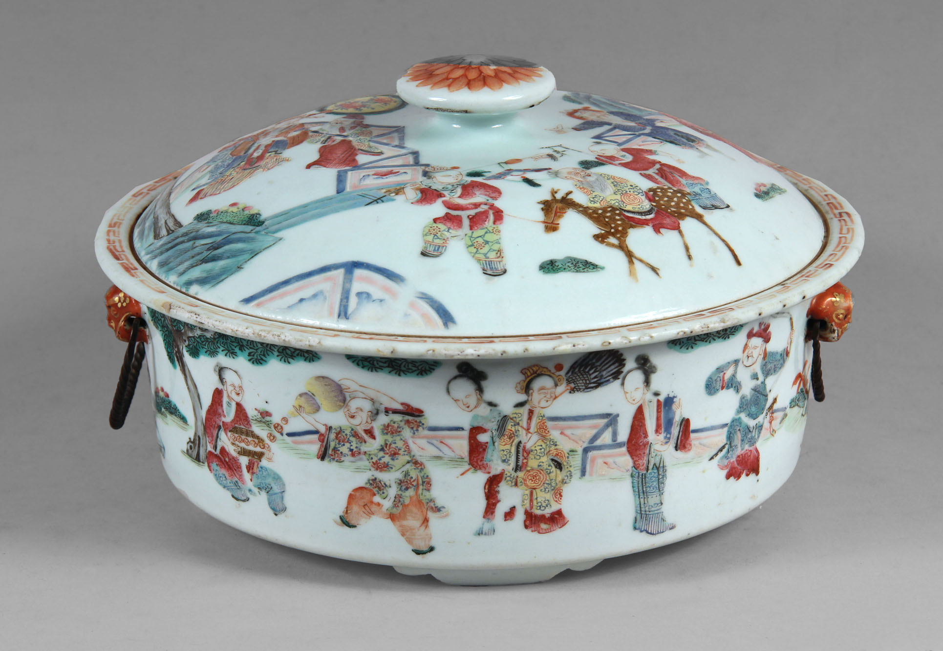  ANTIGUA GUISERA DE PORCELANA COMPAÑIA DE INDIAS .