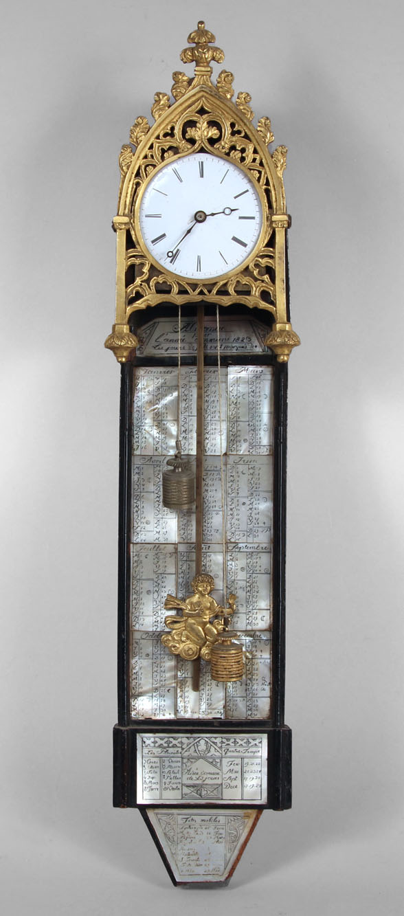  ANTIGUO RELOJ FRANCES DE PARED CON SONERIA.