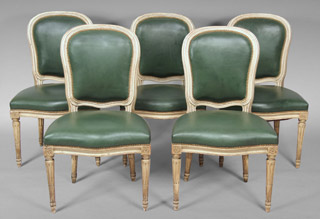 Lote 149: DIEZ SILLAS DE ESTILO FRANCES LUIS XVI PARA COMEDOR. DIEZ SILLAS DE ESTILO FRANCES LUIS XVI PARA COMEDOR.