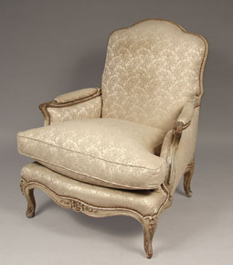 Lote 176: SILLON FRANCES DE ESTILO LUIS XV.  SILLON FRANCES DE ESTILO LUIS XV. 