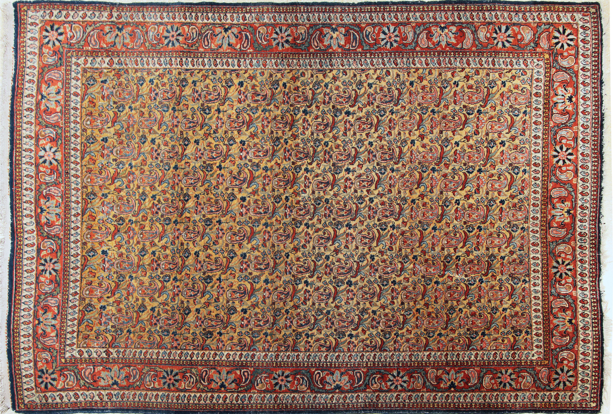 ALFOMBRA PERSA SENEH DE LANA TEJIDA A MANO. ALFOMBRA PERSA SENEH DE LANA TEJIDA A MANO.