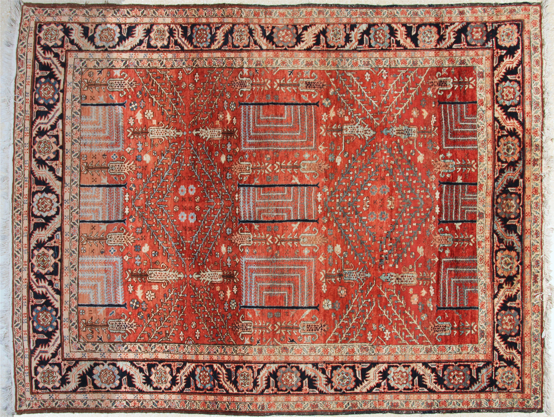  ALFOMBRA PERSA DE LANA TEJIDA A MANO. 