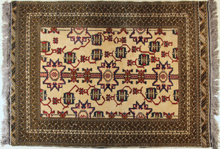 Lote 306: ALFOMBRA PERSA SENEH DE LANA TEJIDA A MANO.  ALFOMBRA PERSA SENEH DE LANA TEJIDA A MANO. 