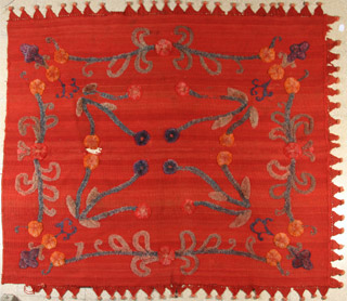 Lote 287: SOBRECAMA DE LANA CRIOLLA DE PRINCIPIOS SIGLO XX.  SOBRECAMA DE LANA CRIOLLA DE PRINCIPIOS SIGLO XX. 