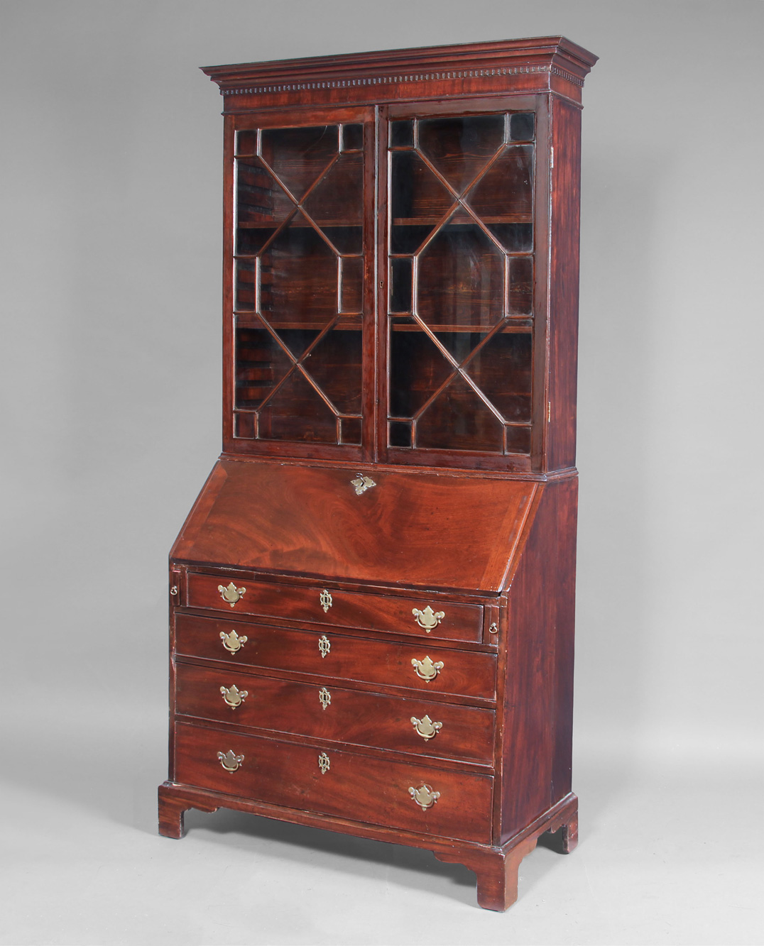 ANTIGUO BUREAU BOOKCASE INGLES JORGE III. ANTIGUO BUREAU BOOKCASE INGLES JORGE III.