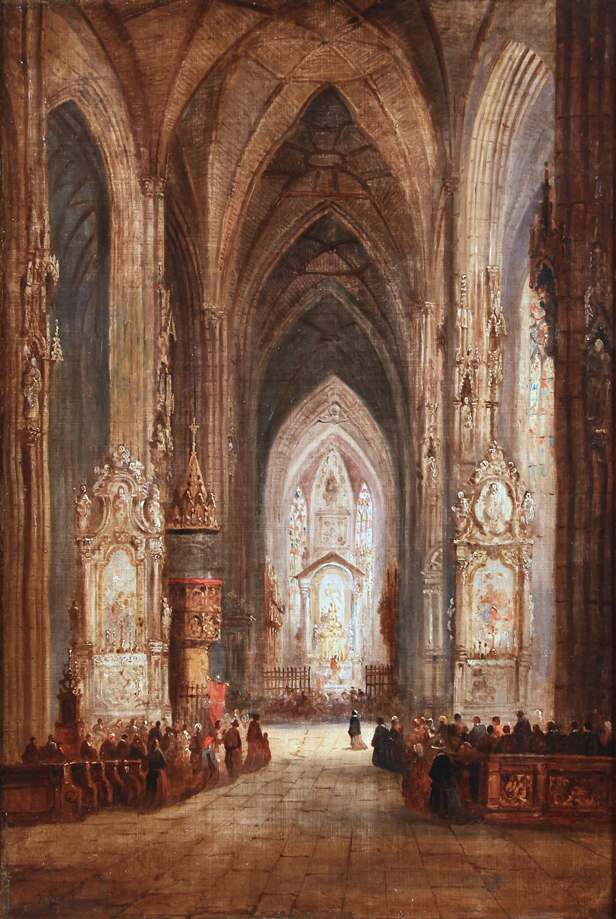 BOSBOOM, Johannes 'INTERIOR DE IGLESIA'