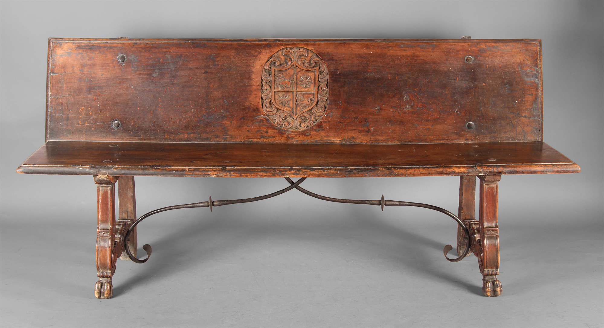 ANTIGUO BANCO ESPAÑOL DEL SIGLO XIX. ANTIGUO BANCO ESPAÑOL DEL SIGLO XIX.