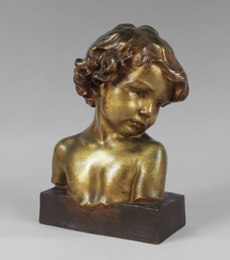 Lote 539: CAMUS Jean Marie 'BUSTO DE NIÑO'