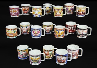 Lote 410: COLECCION COMPLETA DE JARRAS DE PORCELANA SARGADELOS.   COLECCION COMPLETA DE JARRAS DE PORCELANA SARGADELOS.  