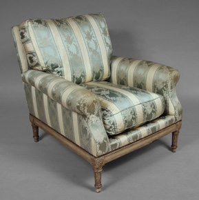 Lote 248: SILLON FRANCES DE ESTILO LUIS XVI.  SILLON FRANCES DE ESTILO LUIS XVI. 