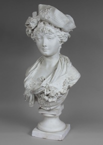 Lote 425: CARRIER-BELLEUSE, Albert Ernest 'DAMA CON SOMBRERO' 