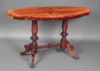 Lote 195: ANTIGUA MESA INGLESA VICTORIANA PARA CENTRO.  ANTIGUA MESA INGLESA VICTORIANA PARA CENTRO. 