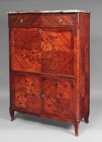Lote 221: ANTIGUO SECRETAIRE FRANCES DE ESTILO LUIS XV.  ANTIGUO SECRETAIRE FRANCES DE ESTILO LUIS XV. 