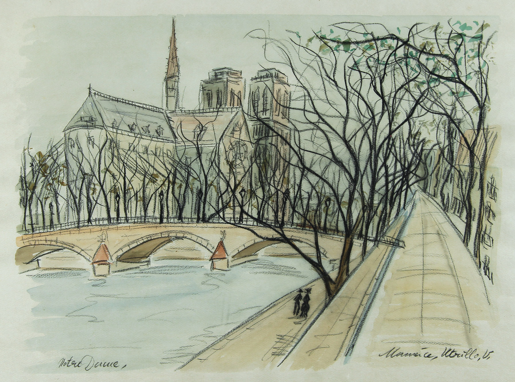 UTRILLO, Maurice 'THE ASPE OF NOTRE DAME'