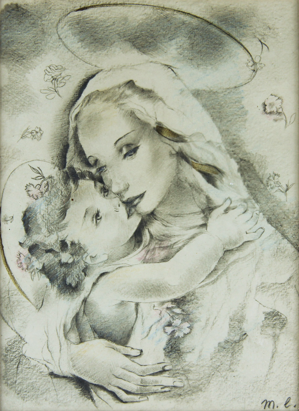 LYDIS, Mariette  'LA VIRGEN Y EL NIÑO' 