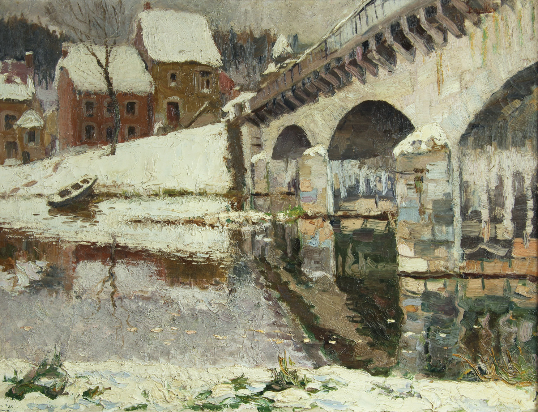 BOUILLON, Georges 'PAISAJE NEVADO' 