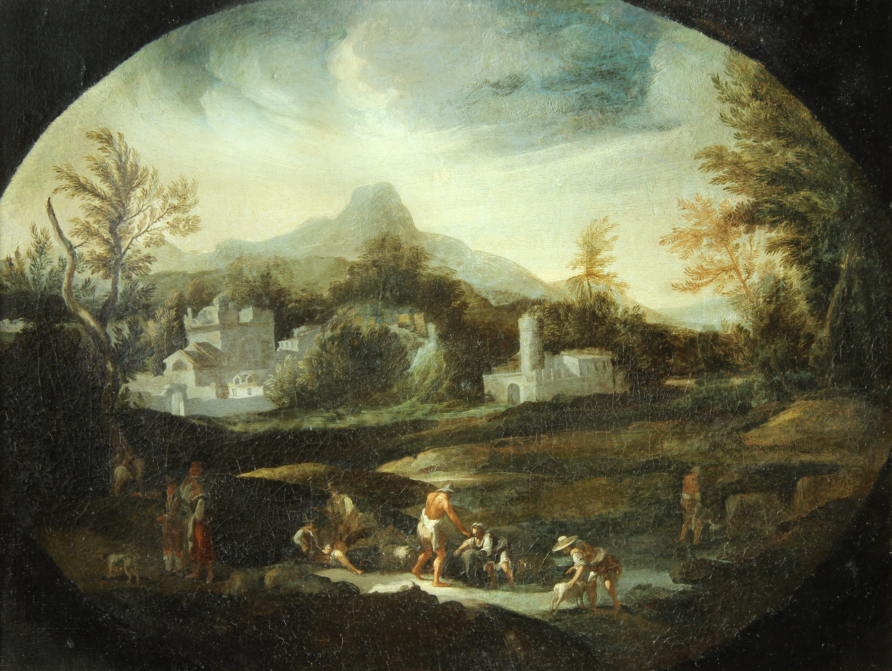 ANONIMO 'PAISAJE ANIMADO' 