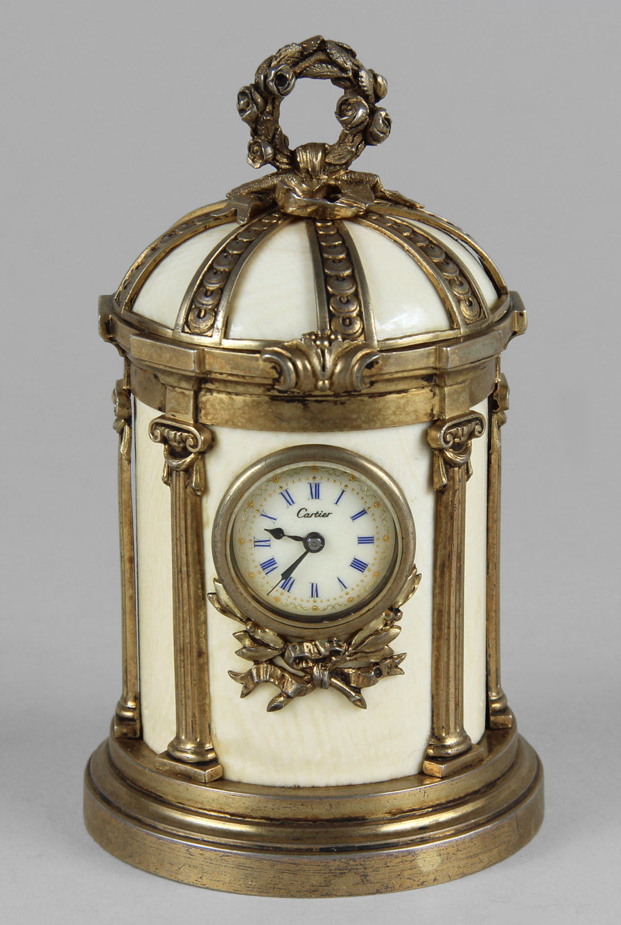  RELOJ FRANCES CARTIER DE SOBREMESA SELLADO BOINTABURET.