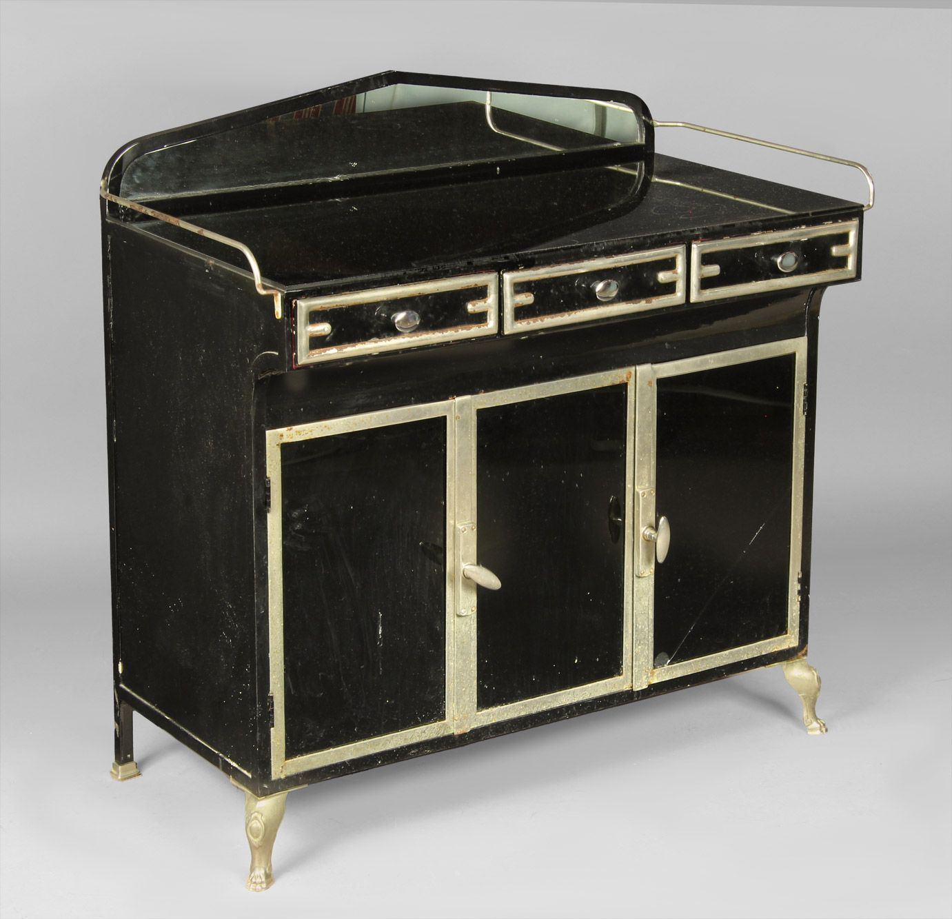  ANTIGUO MUEBLE ENLOZADO PARA MEDICO. 