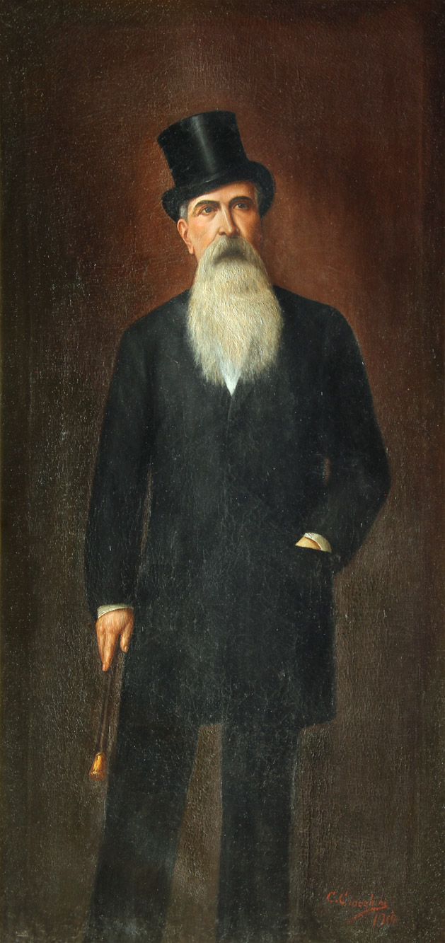 CIOCCHINI, Cleto 'RETRATO DE LEANDRO N. ALEM'