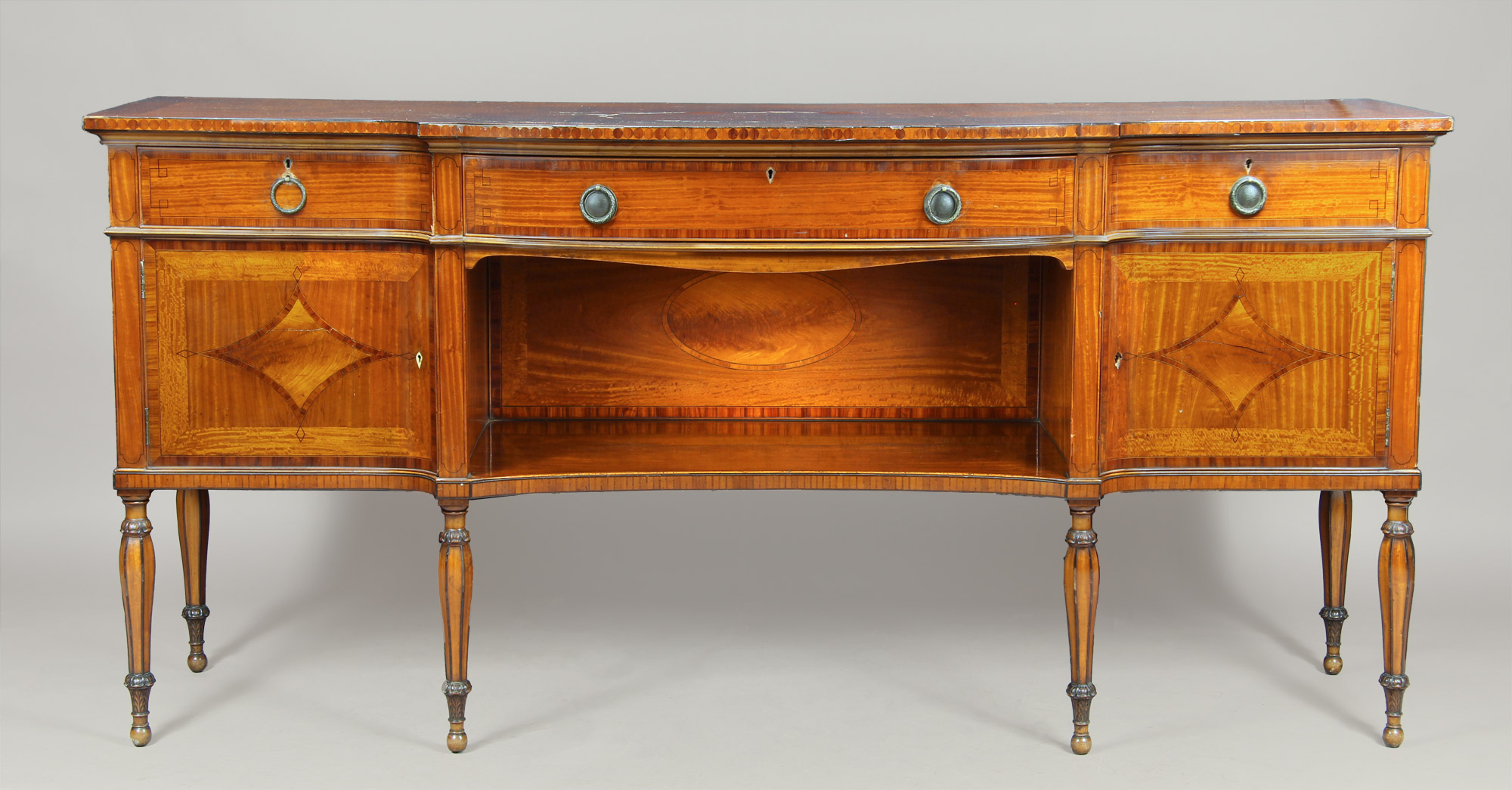  ANTIGUO SIDEBOARD INGLES EDUARDIANO. 