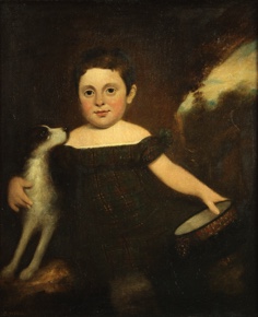 Lote 38: WILKIE, David 'RETRATO DE NIÑA CON PERRO' 