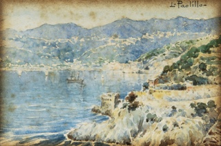 Lote 107: PAOLILLO, Luigi 'PAISAJE COSTERO' 