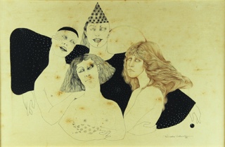 Lote 88: SCHUSSHEIM, Renata 'CUATRO PERSONAJES'