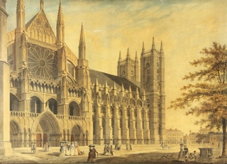 Lote 24: ANONIMO 'WESTMINSTER ABBEY'