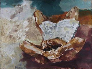 Lote 65: CASTAGNINO, Juan Carlos 'FIGURA RECOSTADA EN LA PLAYA'