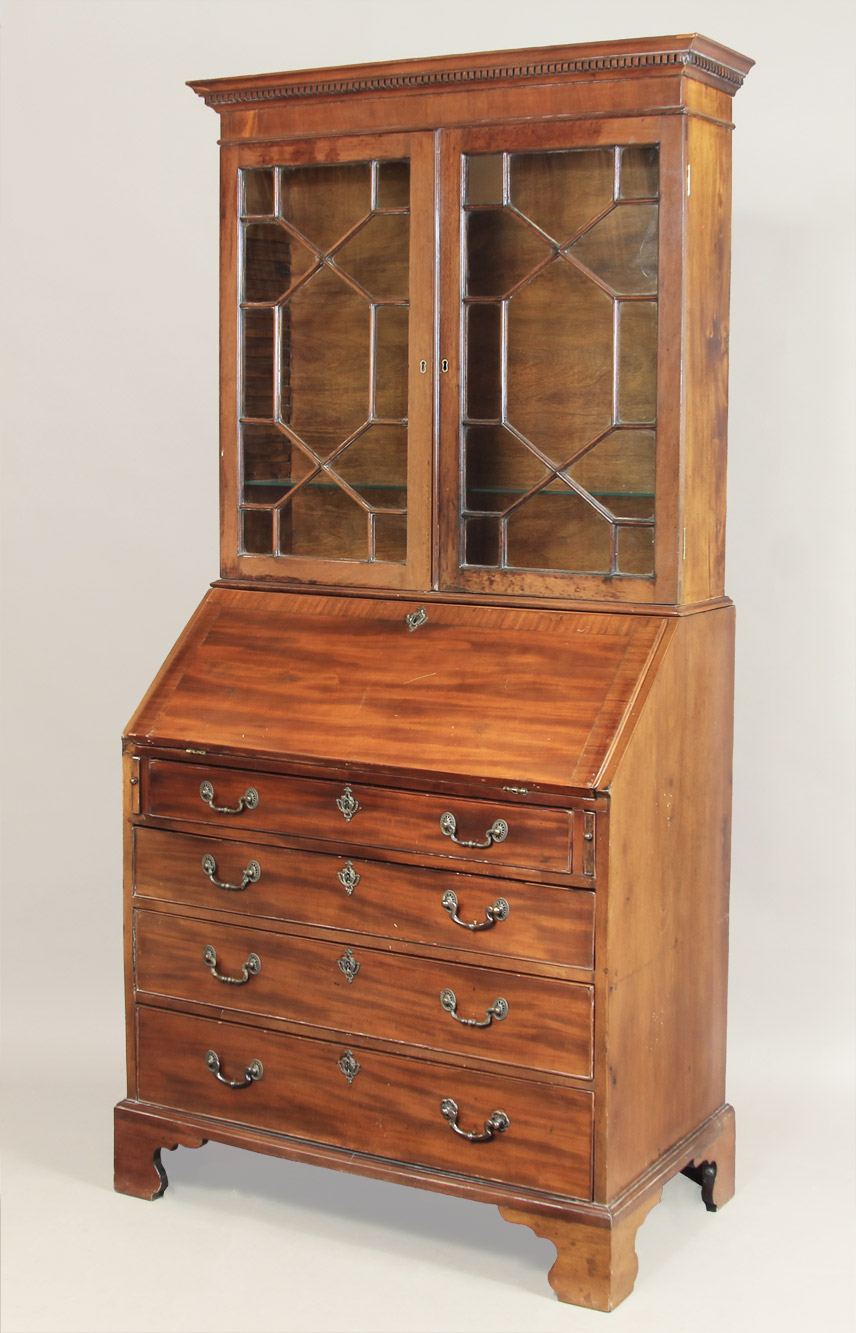  ANTIGUO BUREAU BOOKCASE INGLES GEORGE III.