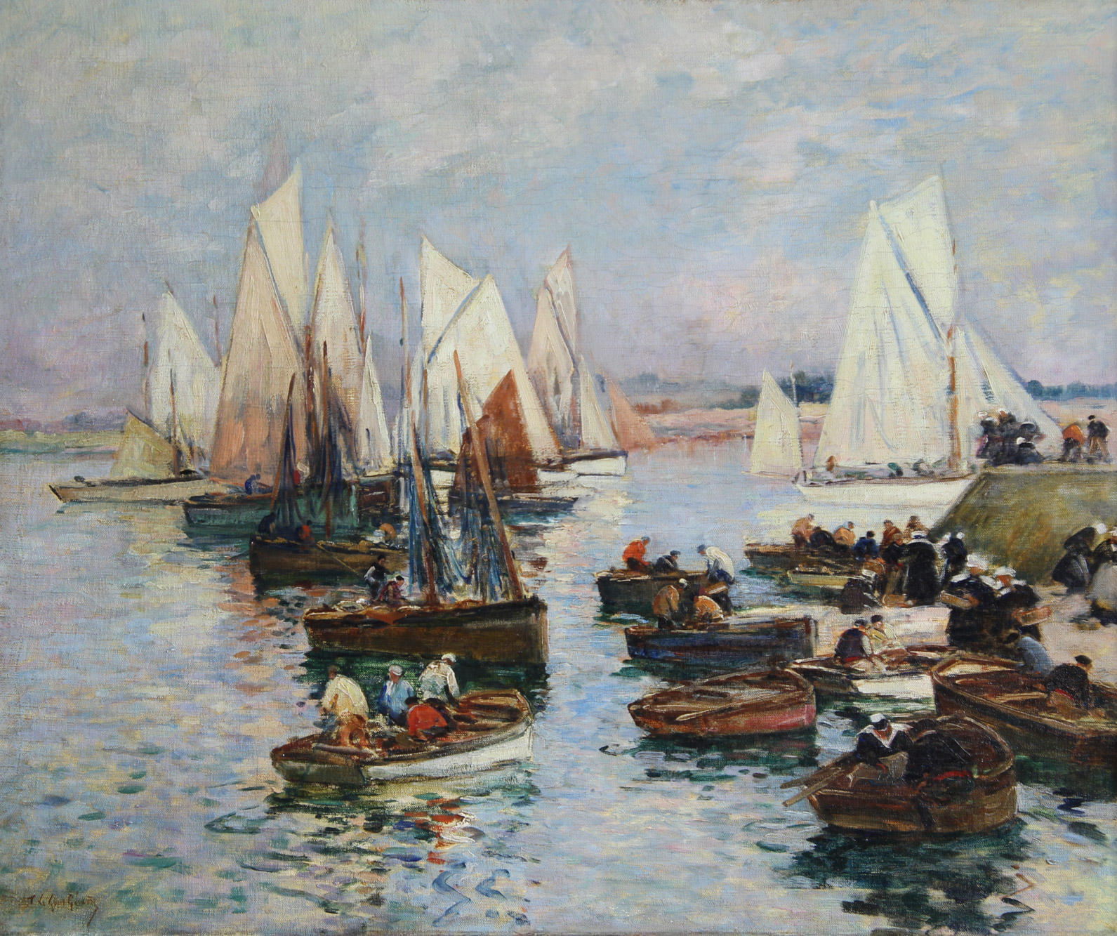 LEGOUT-GÉRARD, Fernand Marie Eugène 'PORT DE CONCARNEAU' 