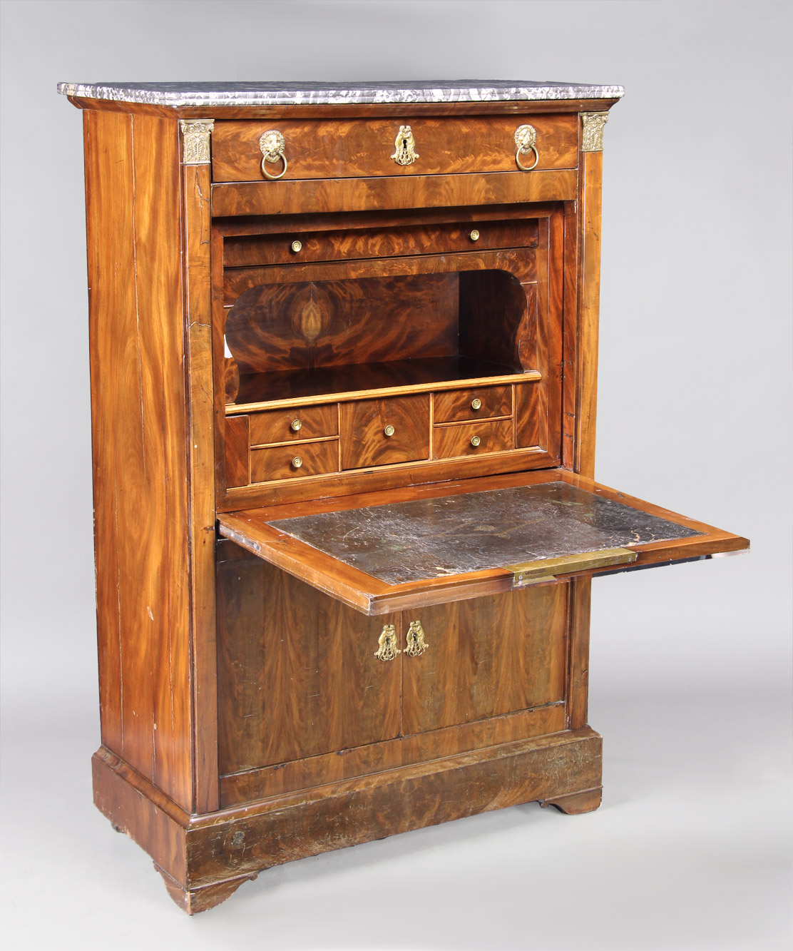  ANTIGUO SECRETAIRE FRANCES DE EPOCA NAPOLEON III. 