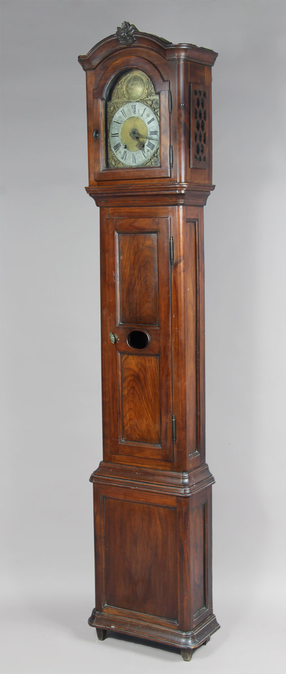  ANTIGUO GRANDFATHER CLOCK BELGA DEL SIGLO XIX