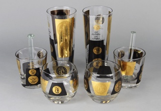 Lote 757: CONJUNTO DE VASOS AMERICANOS PARA COCKTAIL.  CONJUNTO DE VASOS AMERICANOS PARA COCKTAIL. 