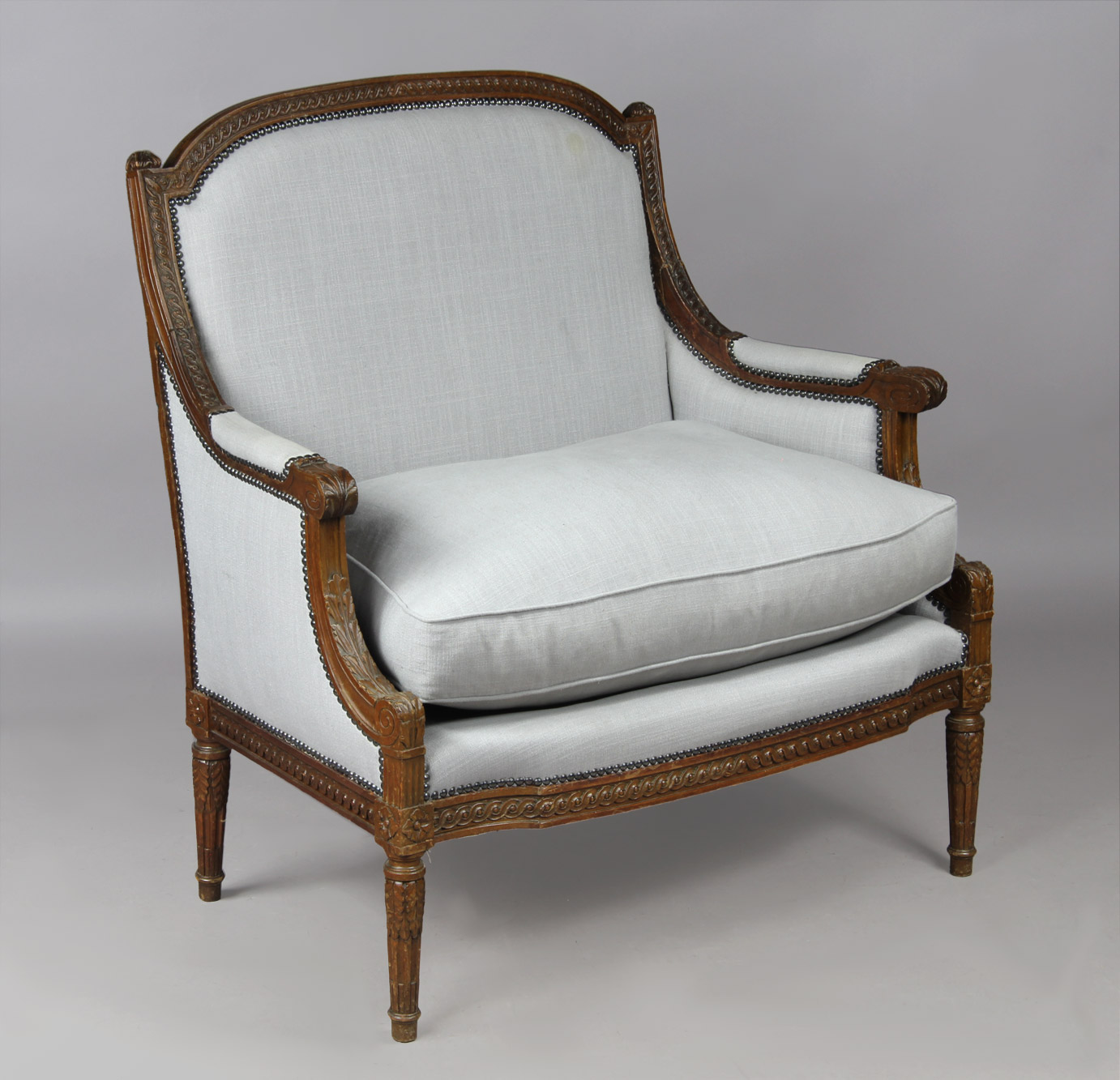  SILLON MARQUISE DE ESTILO FRANCES LUIS XVI. 