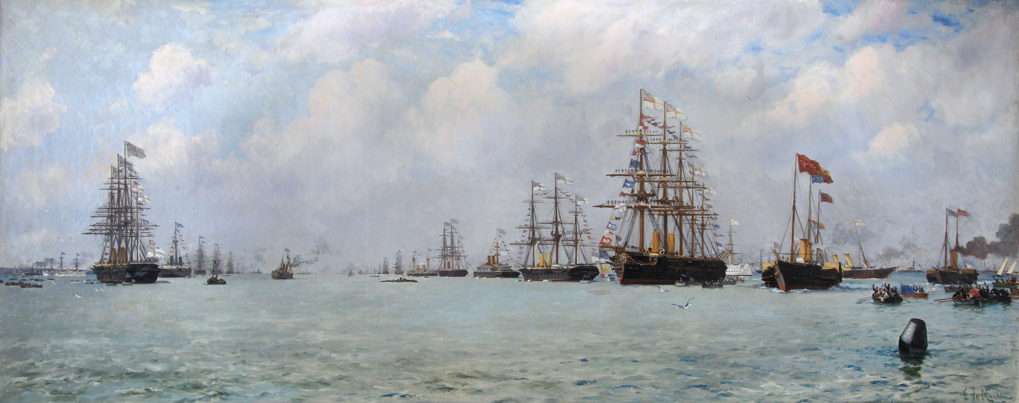 DE MARTINO, Eduardo Federico 'JUBILEE NAVAL REVIEW AT SPITHEAD 1887'