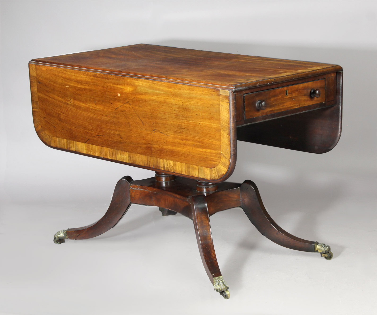  ANTIGUA 'DROP LEAF TABLE' INGLESA GUILLERMO IV.