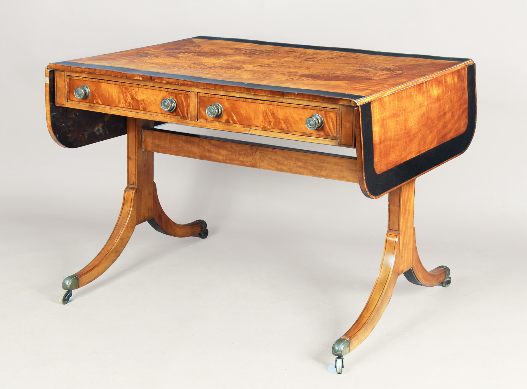  ANTIGUA SOFA TABLE INGLESA SIGLO XIX. 