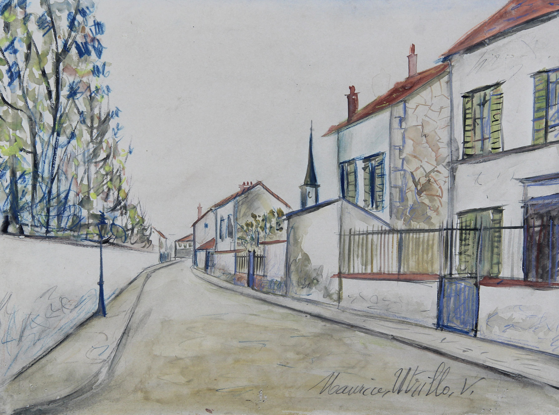 UTRILLO, Maurice 'RUE DE VILLAGE' 