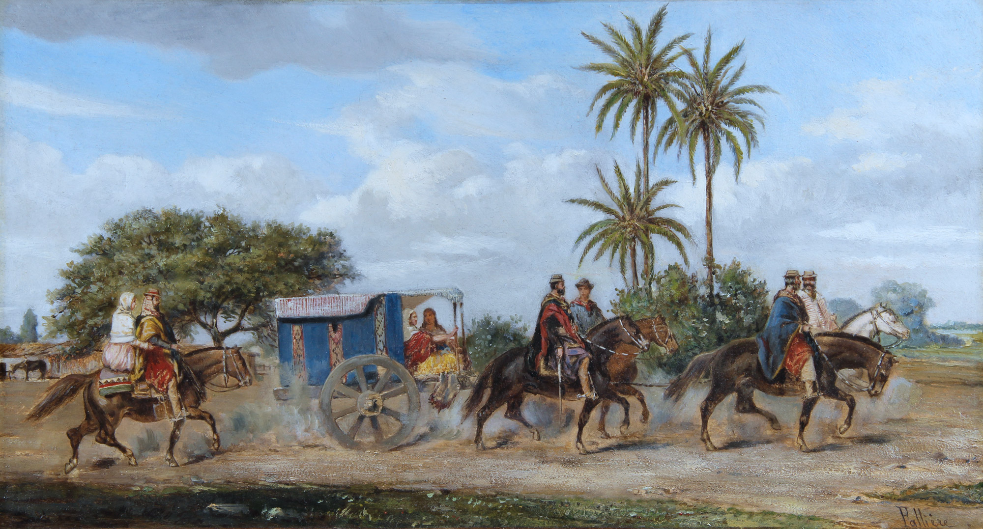 PALLIÈRE, Juan León 'CARAVANA DE VIAJEROS'