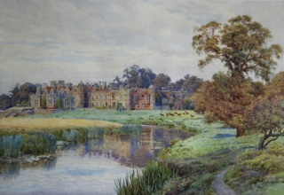 Lote 154: QUINTON, Alfred Robert 'CHARLECOTE HOUSE, WARWICKSHIRE'