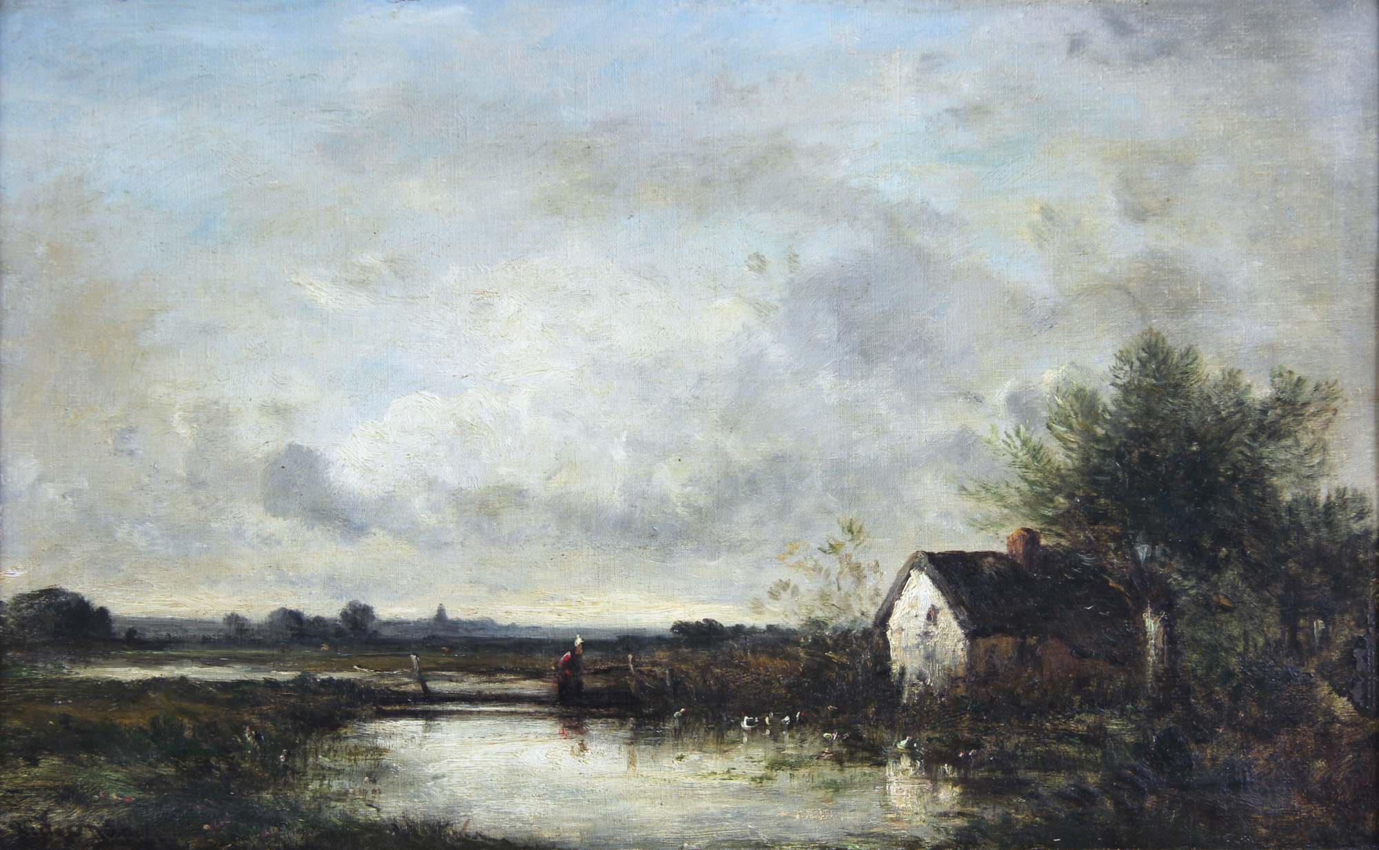 DUPRE, Léon Victor 'PAISAJE RURAL' 